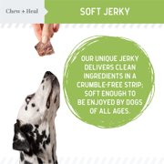 Chew + Heal Low Calorie Dog Healthy Jerky Treats - 5 oz of Plant Based Natural Dog Treats