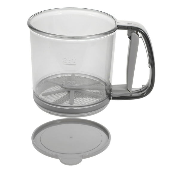 MERRYHAPY Stainless Steel Handheld Flour Sifter Double Layer Round Baking Sieve Powder Tool for Home and Kitchen Use