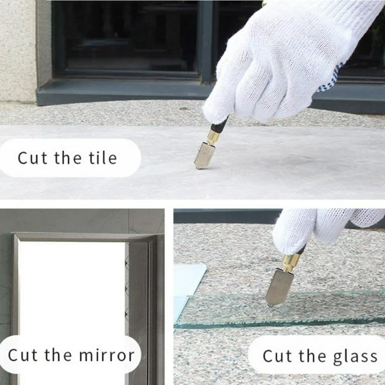 Sufanic 2Pcs Diamond Glass Cutter for Tiles Cutting Tools 6-12mm