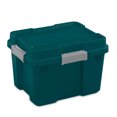 thumbnail image 2 of Sterilite 20 Gallon Plastic Storage Container Box & Lid, Teal (8 Pack), 2 of 5