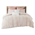 thumbnail image 1 of INK+IVY Kara Ensemble de Couette Jacquard Moderne en Coton 3 Pcs Rose Blush, 1 of 11