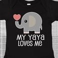 thumbnail image 4 of Inktastic My Yaya Loves Me Grandchild Boys or Girls Baby Bodysuit, 4 of 5