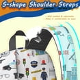 thumbnail image 5 of Police and German Shepherd 17" School Backpacks for Teens,Waterproof Oxford Fabric,S-Shape Padded Straps for School,Travel,Hiking,Camping, 5 of 6