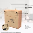 thumbnail image 5 of Electime Wooden Alarm Clock for Christmas Gift, Desktop Digital Clock, Train Musical Box Smart Castle Toy Birthday Present for Lover Friends and Children, 5 of 8