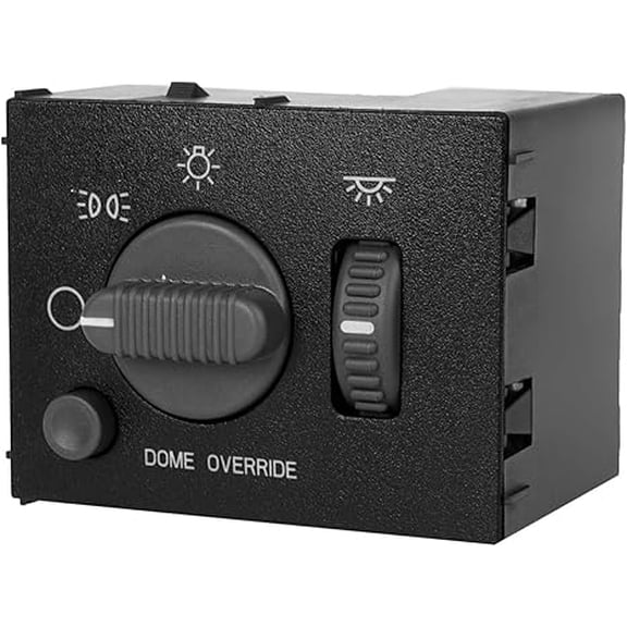 15755595 Headlight Switch Replacement for 1999-2002 Chevy Silverado Avalanche Suburban & GMC Sierra Yukon, Headlamp Dimmer Switch Replace# D1534G DS-968