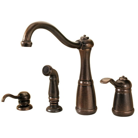 Pfister Marielle 1 Handle Kitchen Faucet With Side Spray Soap