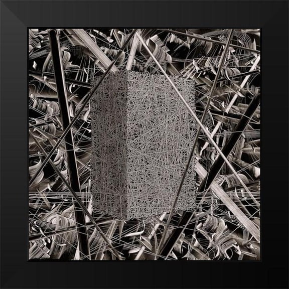 NADAL 12x12 Black Modern Framed Museum Art Print Titled - BW 231113