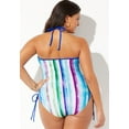 thumbnail image 2 of Swimsuits for All Women's Plus Size Halter Adjustable One Piece Swimsuit, 2 of 5