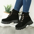 thumbnail image 5 of B91xZ Bottes pour Femmes Imperméables à Enfiler, Noir 8.5, 5 of 5