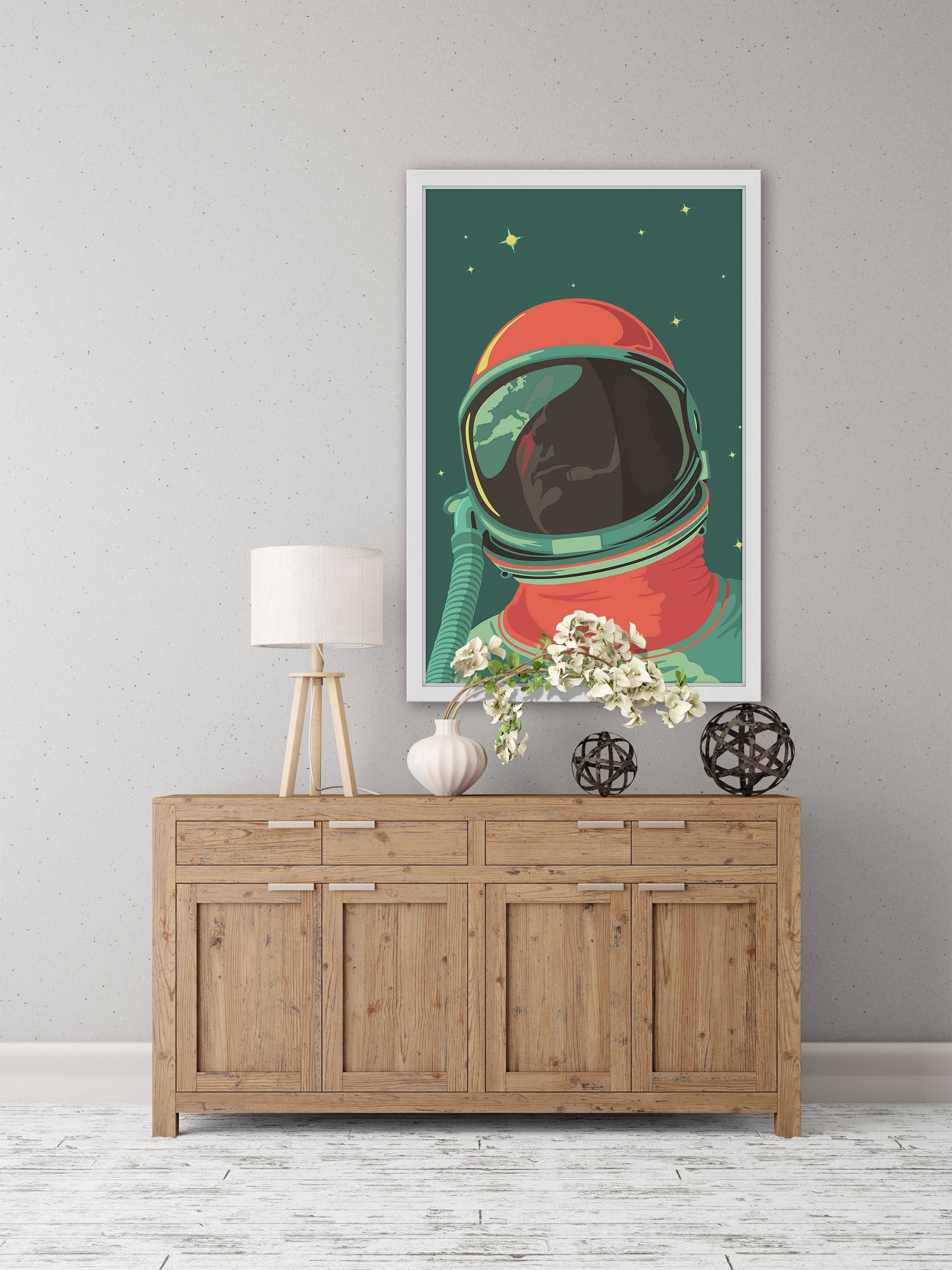 "Major Tom" Framed Painting Print