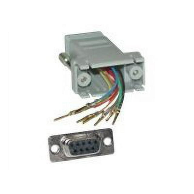 CableWholesale.com - Adaptateur Série - DB-9 (F) vers RJ-45 (F) - Gris