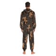 thumbnail image 4 of Onesie Jumpsuits For Men&Women Winter One Piece Zipper Pajamas Playsuit Gingerbread, 4 of 6