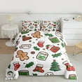 thumbnail image 2 of Castle Fairy 3-Piece Full Gingerbread Christmas Comforter Set, 2 of 8