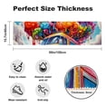 thumbnail image 2 of Graffiti Kitchen Runner - Rectangular, 15.7"x59", Washable, , Absorbent - Rubber Mats, Kitchen Mats, 2 of 6