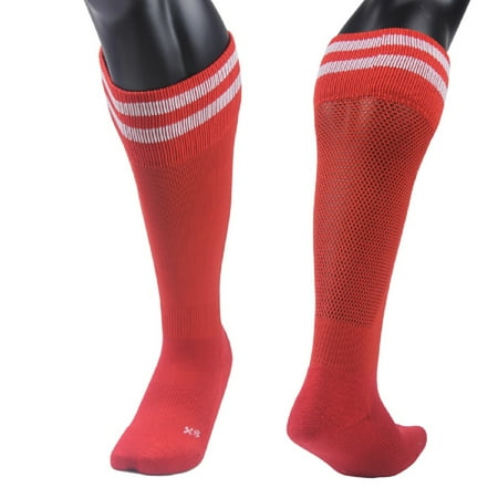 

Lian Style Women s 1 Pair Knee Length Sports Socks for Baseball/Soccer/Lacrosse XL003 M(Red)