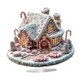 thumbnail image 4 of Adorno de casa navideña CUTICAT Estatua de pueblo navideño decoración navideña 20 cm x 23 cm, 4 of 8