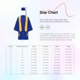 thumbnail image 4 of Miutii Unisex Teens School Graduation Gown Set V-neck Long Sleeve Zip Robe with Hat Stole and Tassel Purple 5-6, 4 of 4