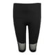 thumbnail image 2 of Las Mujeres Estiran El Bolsillo de Malla Gimnasio Flaco Yoga Mediados de Pantalones Cortos Negro, 2 of 9