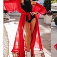 thumbnail image 2 of Women Chiffon Cardigan Bikini Cover Up Beachwear, 2 of 6