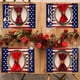 thumbnail image 1 of Manteles individuales para el Día de la Independencia | Manteles individuales patrióticos para la mesa | Juego de 4 manteles individuales de lino aislantes para la cocina y barbacoas al aire libre, 1 of 6