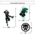 thumbnail image 3 of Marvel Black Panther Decals - Set of 9 Vinyl Stickers for Water Bottle Bike Helmet Laptop Skateboard Car - Marvel Stickers for Kids and Adults, 3 of 5