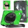 thumbnail image 4 of XYX Case for iPad Air 11 (2025)/iPad Air 11 (2024)/iPad Pro 11 inch (2022/2021/2020/2018) with 360 Degree Rotating, Hand Strap, Shoulder Strap, Green, 4 of 7