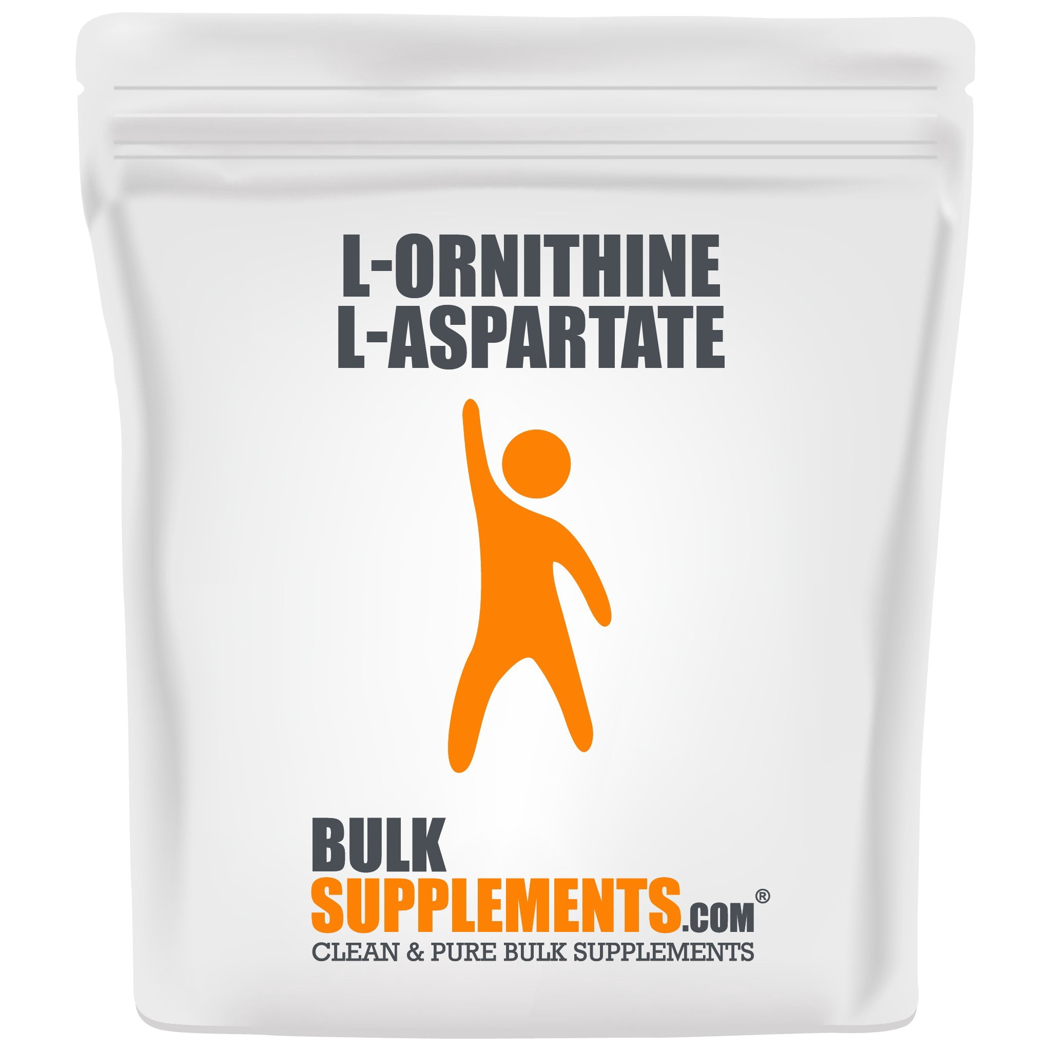 BulkSupplements.com L-Ornithine L-Aspartate Powder - Amino Acids for The Brain - Lung Support - Amino Acid Supplement 250 Grams