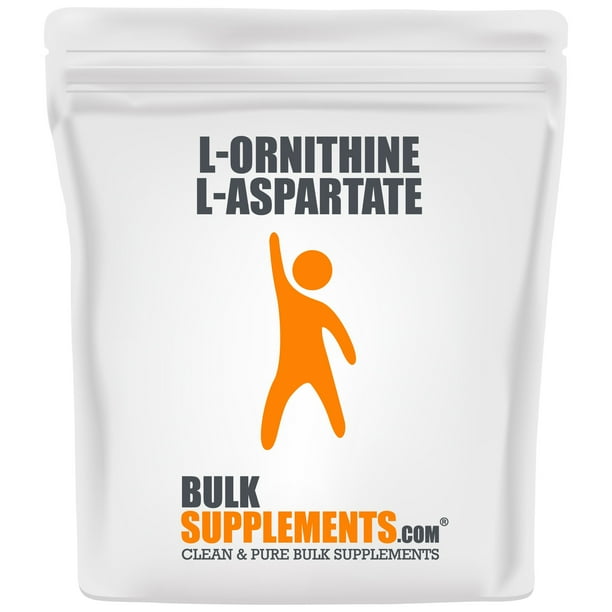 LOrnithine LAspartate Powder by BulkSupplements Liver Support, Focus & Concentration (1