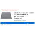 thumbnail image 2 of Cabin Air Filter - Compatible with 2008 - 2017 Buick Enclave 3.6L V6 2009 2010 2011 2012 2013 2014 2015 2016, 2 of 2