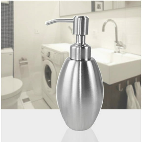 Vikakiooze 2022 Clearance under $10, New 304 Stainless Steel Soap Pump Liquid Lotion Dispenser Replacement Jar Tube
