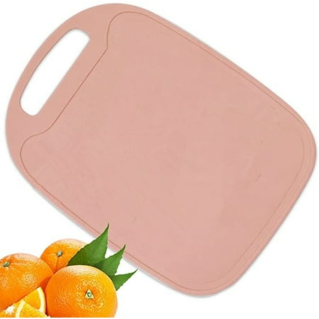 

Happon Mini Travel Cutting Board Camping Plastic Cutting Board Portable Fruit Cutting Board for Picnic(Pink)