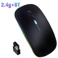 thumbnail image 6 of Wireless Mouse with BT and 2.4G, for Computers and Laptops, 3 Adjustable DPI Levels, Mute Operation, Long Battery Life with Colorful Backlight, 6 of 7