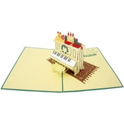 Piano - Wow 3D Pop Up Card for All Occasions - Birthday, Congratulations, Good Luck, Anniversary, Love, Music,