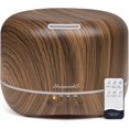 thumbnail image 1 of Aromatherapy Essential Oil Diffuser for Room: Air Humidifier Aroma Scent Cool Mist Diffuser Colorful Lights Wood Cute Small Large Waterless Auto Off Ultrasonic Diffusers for Home Bedroom (300ml), 1 of 8