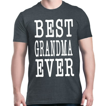 Shop4Ever Men's Best Grandma Ever Grandparent Graphic