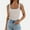Beige, variant on Womens Tank Top Womens Tank Tops Cropped Square Neckline Crop Sleeveless Patchwork Camisole Summer Outer Vest Blouses for Women Casual Sleeveless Summer Tops for Women White XL