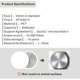 thumbnail image 4 of shiyou-40 Pieces Sticker NTAG 215 Compatible with Amiibo and TagMo Fully Programmable NTAG215 NFC Tags Circular Stickers Works with Android and All NFC Enabled Devices,Round, 4 of 4