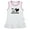 White Sleeveless Dresses, variant on Rise & Shine Mother Cluckers Funny Dresses For Baby, Newborn Babies Skirts, Infant Princess Dress, 0-24M Kids Graphic Clothes (Black Raglan Dresses, 0-6 Months)