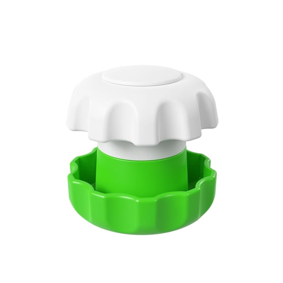 Ezy Dose Ezy Crush, Pill Crusher and Grinder with Storage Compartment, Green, Large, BPA Free