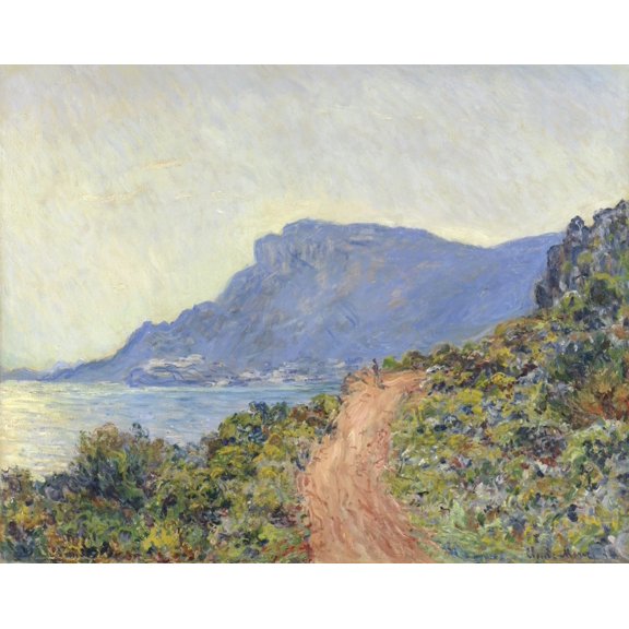La Corniche Near Monaco Canvas Art -  (36 x 24)
