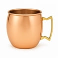thumbnail image 7 of Modern Home Handmade 16oz Solid Copper Mule Mugs – Barrel Shaped Mug with Brass Handle & Smooth Texture – Perfect for Gifts or Party Favors (Set of 12), 7 of 7
