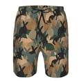 thumbnail image 3 of Balery Camouflage Rabbit Traje de Baño Estilo Hawaiano para Hombre, Shorts de Secado Rápido con Bolsillos-3X-Large, 3 of 6