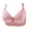 Pink, variant on Homenesgenics Wireless Bras for Women Woman's Embroidered Glossy Comfortable Breathable Bra underwear No Rims