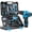 Blue, variant on JENABOM Pink Tool Set for Women-12V Cordless Drill Kit, 151 Pcs Box with Hand Drill Driver, Home Tool Kits , Perfect for Homeowner, DIY