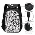 thumbnail image 3 of Balery Cute Panda Mochila con carga USB para hombre y mujer - Mochila impermeable y antirrobo para laptop con puerto USB para viajes, trabajo, 3 of 7
