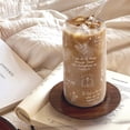 thumbnail image 4 of Vaso de cristal SANDJEST 470 ml con tapa de bambú y pajita, 4 of 7