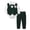 Green, variant on Baby Boy Formal Vest Suit Long Sleeve Bodysuit Matching Button Solid Pants Sets Baptism Wedding Gentleman Outfit White,0-3 Months