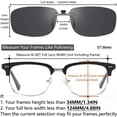 thumbnail image 4 of Gafas de sol Clip On CAXMAN JESSIEDANTON con lente gris polarizada, 4 of 6