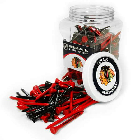 UPC 637556135513 product image for Team Golf NHL Chicago Blackhawks Jar Of 175 Golf Tees | upcitemdb.com