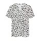 thumbnail image 5 of Fiudx Ofertas Flash Artículos En Oferta Camiseta Holgada de Manga Corta con Cuello Redondo y Estampado Informal Grande para Mujer, 5 of 5
